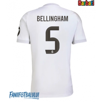 Real Madrid Jude Bellingham #5 Tricou Fotbal Replică 2025-26 Barbati Acasa